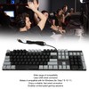 Full Size Mechanical Keyboard 104 Keys USB Wired Gaming Keyboard