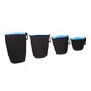 Gadpiparty 4pcs Neoprene Camera Lens Case Pouch Bag Storage for