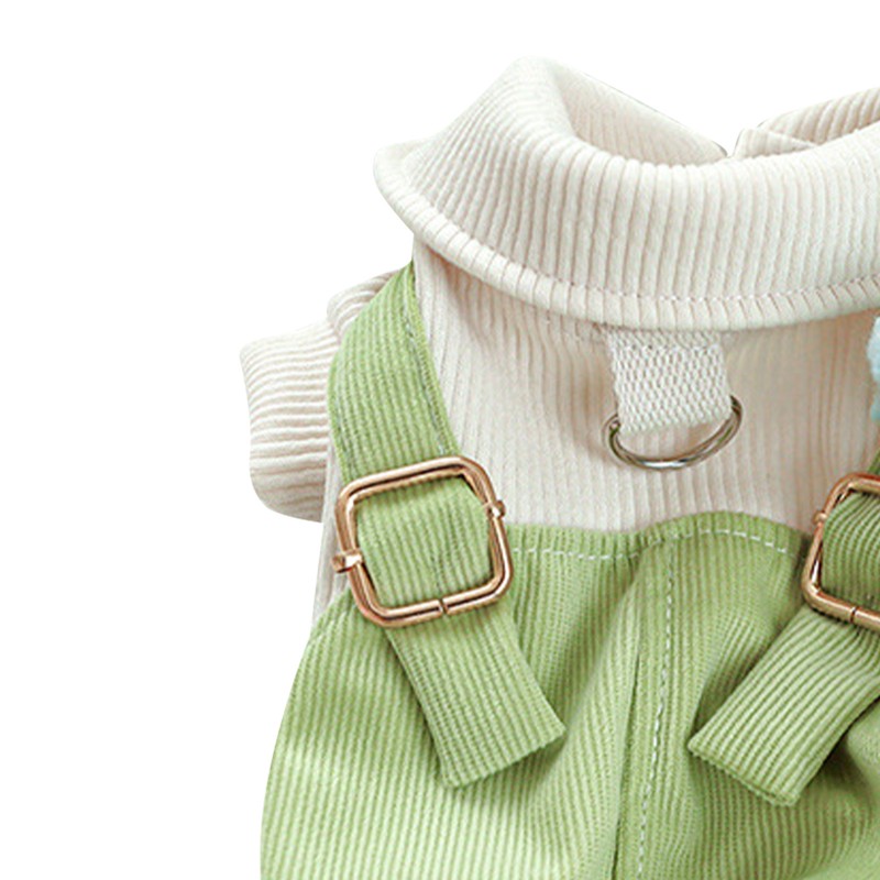 Dog Overalls Keep Warm Free Movement Soft Puppy Jumpsuit Fashionable