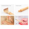Bamboo Advanced Back Scratcher, Portable Extendable Stainless Steel Telescoping Back