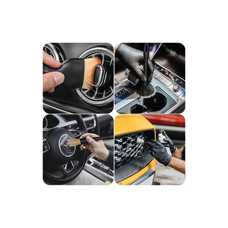 Juego de Cepillos WD&CD - 7 Piezas, Incluye Cepillo para