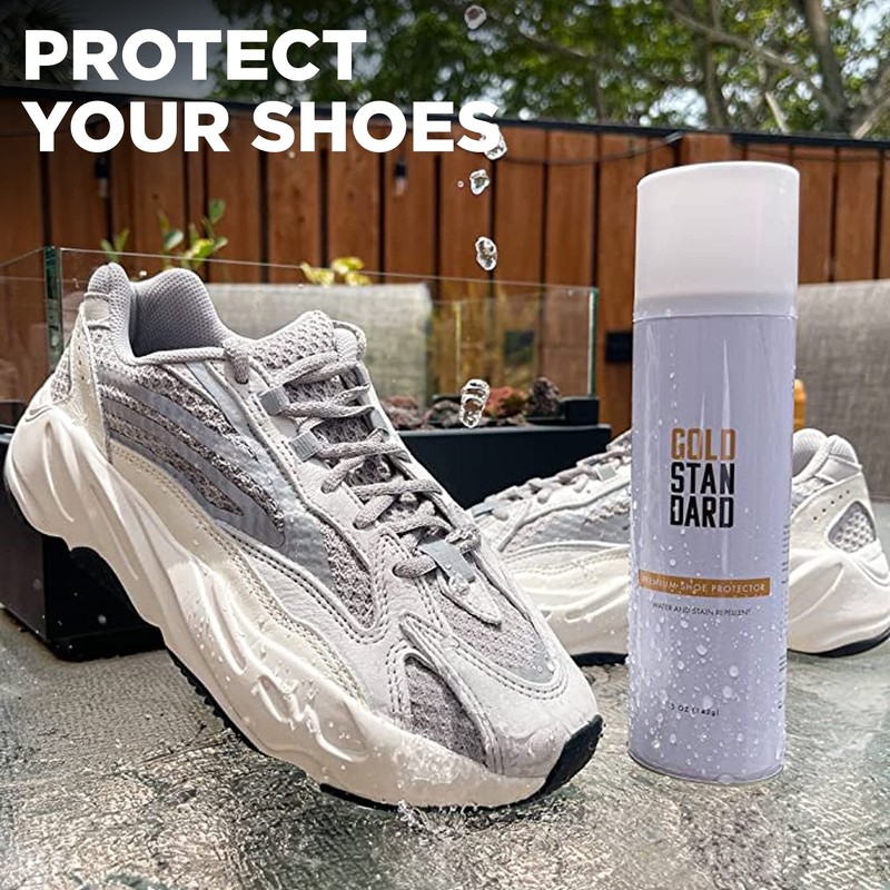 Gold Standard Premium Water-Repellent Shoe Protector Spray – 5 Oz.