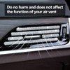 FUN LAVIE 10 PCS Bling Car Vent Trim Strips Rhinestone