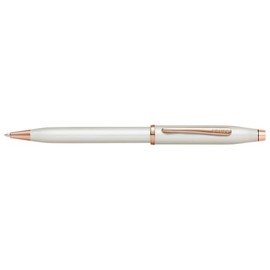 THINGS REMEMBERED Cross Century White Lacquer and Rose Gold Ballpoint Pen