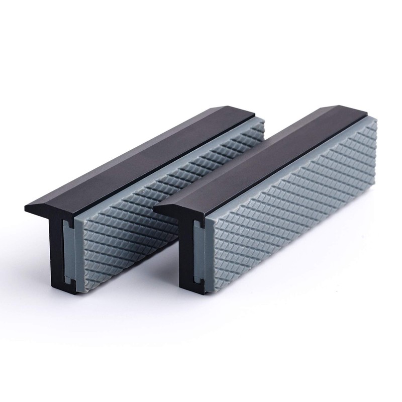 TRISENSE 4" Vise Jaws with Strong Magnetic, Universal Soft Vice