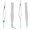 ANKROYU Q195 PVC 7PCS Work Tweezers, Anti Static Multi Purpose