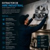 Extractor De Aire Industrial Para Cocina 30cm 3000m3/h 120w