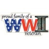 Proud Family of A WWII Veteran Magnet by Magnet America Is 2.875" x 6" Made for Vehicles and Refrigerators