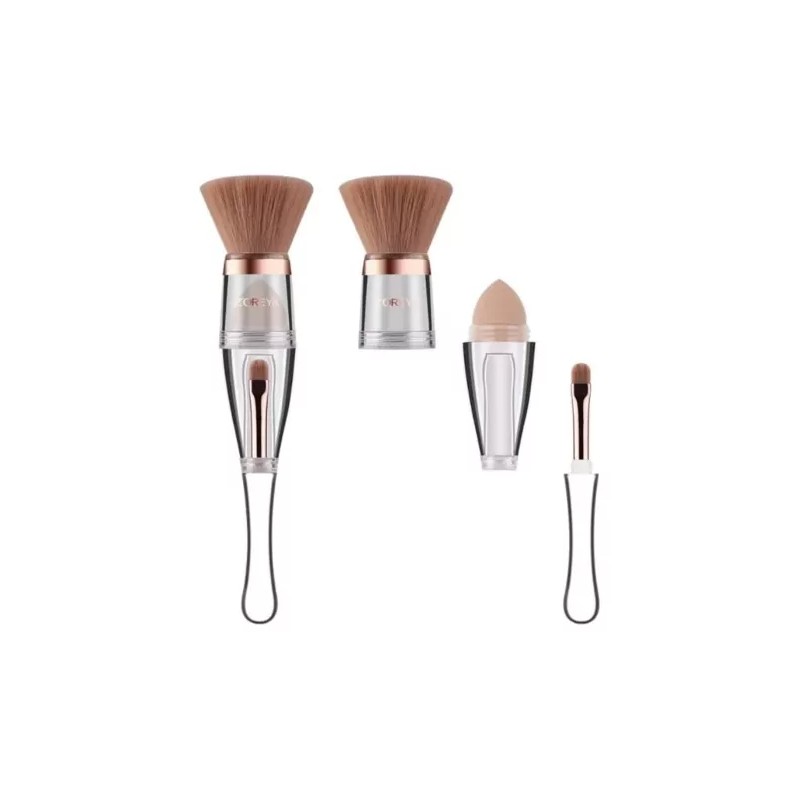 Zoreya Cosmetics Brocha Pára Maquillaje 3 En 1 Zoreya