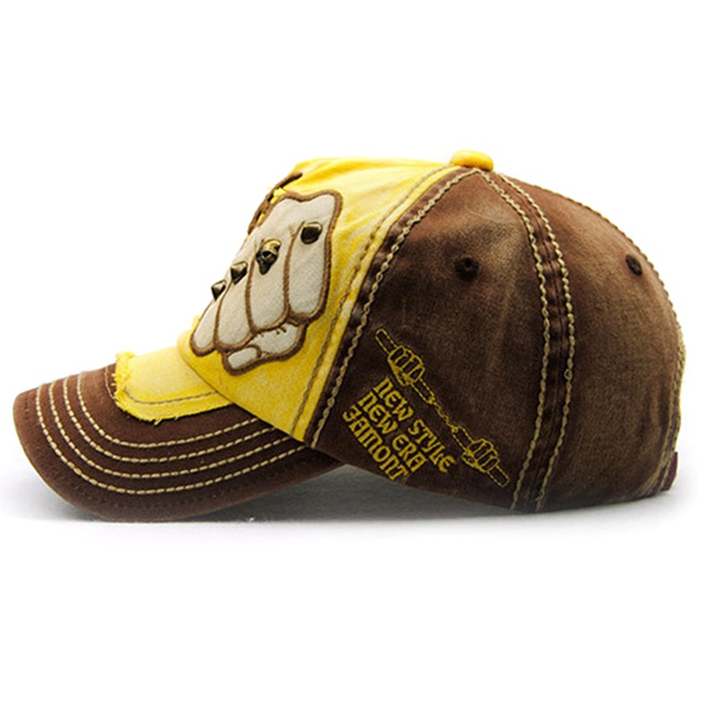 Universal Letter Rivet Adjustable Cotton Baseball Hat for Hip Hop