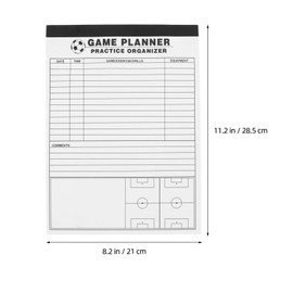 SUPVOX Basketball Score Keeping Football Warning Cards Basketball Scorebook Lightweight