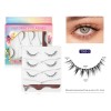 3 Pares De Pestañas Postizas 3d Naturales + Ayuda Pestañas