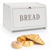 DECOCIAGA Bread Box for Kitchen Countertop, Large Capacity Bread Storage