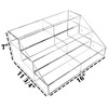 Clear Acrylic 3-Tier Organizer with 6 Equal Compartments – Countertop