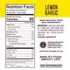 Tessemae's Organic Lemon Garlic Dressing and Marinade, Whole30 Certified, Keto