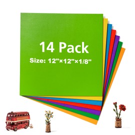 Wowood Plywood Sheets, 3mm Basswood for Laser Cutting and Engraving, Thin Plywood Board Blanks for Architectural Models and DIY Wood Crafts, 12 x 12 x 1/8 Inch