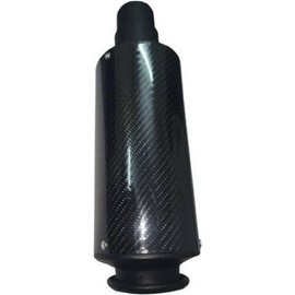 RA ACCESSORIES Alleykat Universal Slip-On Exhaust System for Bikes (Mild Steel, Black)