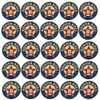 Anderson's Red and Blue Glitter B-Honor Roll Lapel Pin Pack,