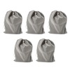 5Pcs Headphone Protection Pouch Bag Large Capacity Drawstring Lightweight Portable