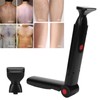 Electric Back Hair Shaver Trimmer USB Folding DoubleSided Body Hair