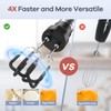 Ganiza Immersion Blender, 6 in 1 Hand Blender Stainless Steel