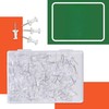 Clear Thumb Tacks for Wall 100- Pack - Clear Plastic