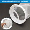 4 Pack 4 Inch Aquarium Filter Bags, Nylon Mesh Filter