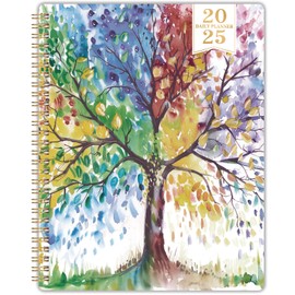 Daily Planner 2025 - Appointment Book 2025, 8'' x 10'', Hourly Planner from Jan.2025 - Dec.2025, 2025 Daily Planner with Printed Inner Tabs