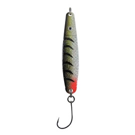 Jenzi Dega Lars Hansen Jumper Sea Trout Blinker with Single Hook 8 cm 25 g, Dark Tiger UV