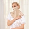 THXSILK Silk Face Cover, Neck Cover, 100% Silk, Highest Grade