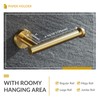 Toilet Paper Holder Brushed Dark Gold, APLusee SUS304 Stainless Steel