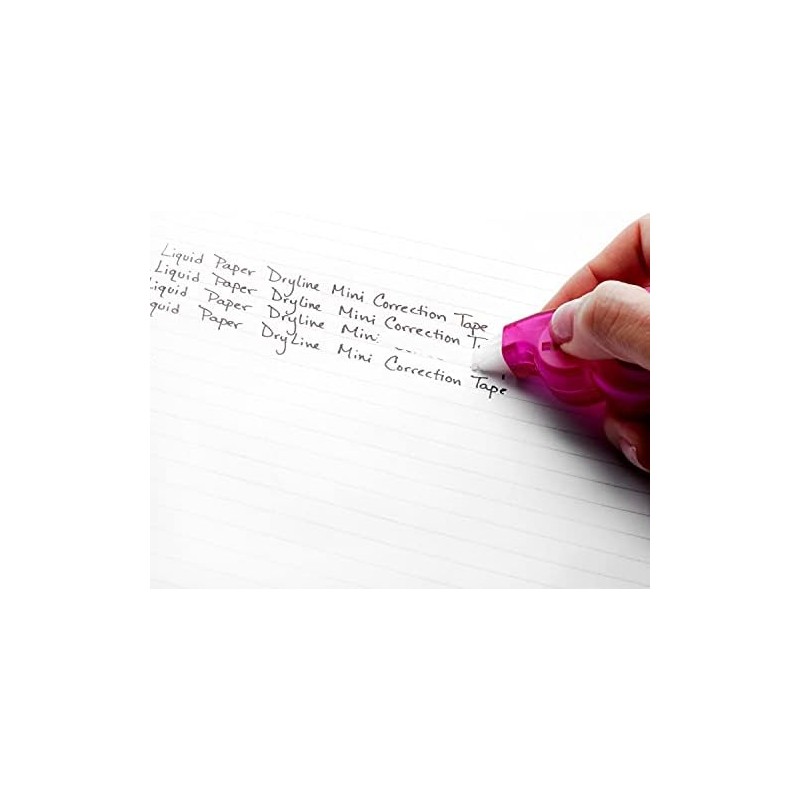 Liquid Paper DryLine Mini Correction Tape, 5 Pack