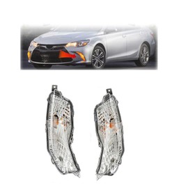 KNOBOO Daytime Running Lights Fog Light Assembly Replacement for Camry XSE XLE 2015-2017 8151006050, 8152006050