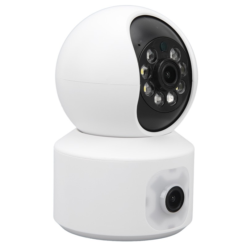 WiFi Dual Lens Security Camera HD Wireless Home Camera with