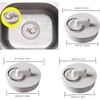 FUNNTY Bath Tub Drain Stopper, 3 Sizes Rubber Sink Stopper
