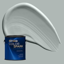 Rust-Oleum Color Spark Interior Paint and Primer in One, Eggshell, Tranquility, 1 Gallon