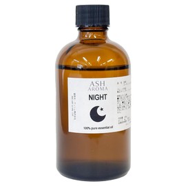 ASH Night Essential Oil Blend, 3.4 fl oz (100 ml) [Lavender + Orange]