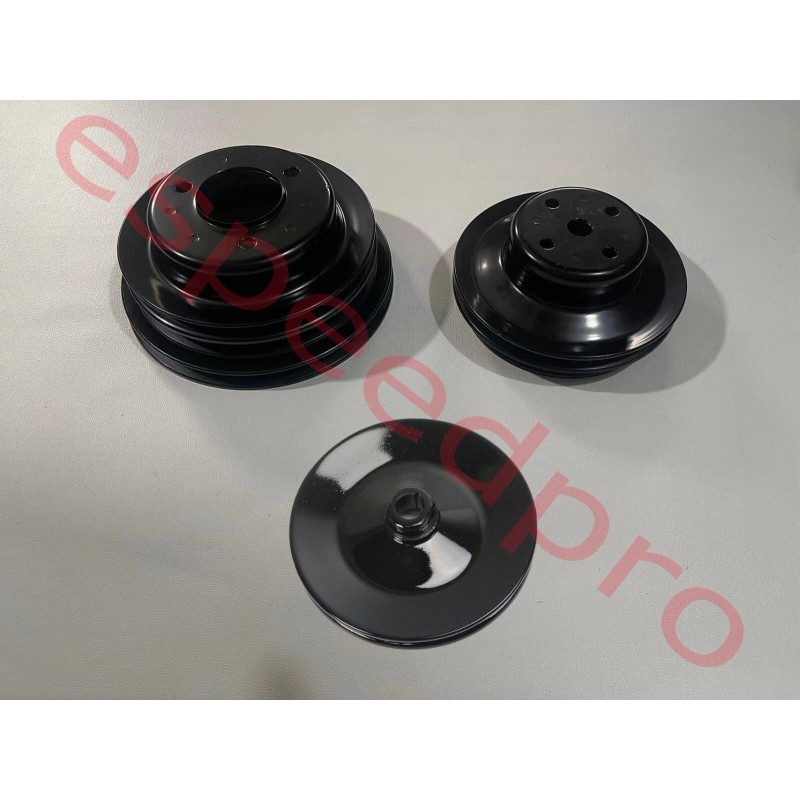 espeedpro21 Big Block Chevy Black Steel Long Water Pump Crankshaft