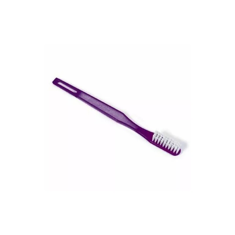 Dawnmist Disposable Soft Bristles Purple Handle Toothbrush 36 Pack