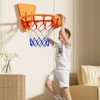 Wall Mounted Hoop 34 cm Wall Mounted Basketball Net with