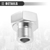 X AUTOHAUX M16 1.5 Oil Pressure Sensor Adapter, for GM
