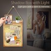 KWYADLUO 11x16 Shadow Box Frame with Light, Wedding Memorial Display