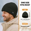 Dtuomo Merino Wool Cuff Beanie Winter Warm Thermal Hats for