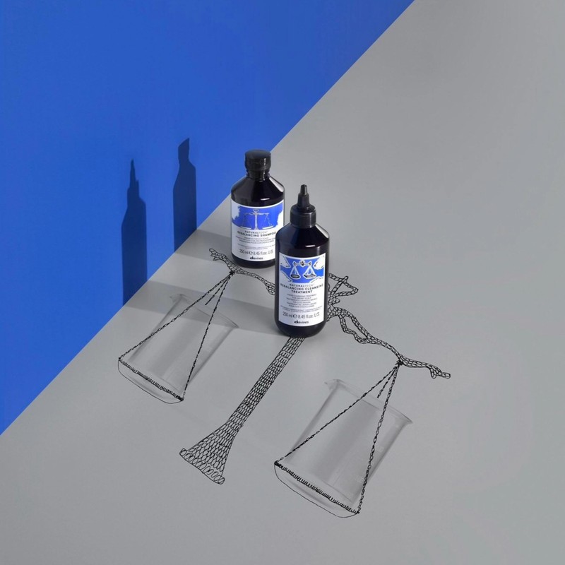 Davines Naturaltech REBALANCING Cleansing Treatment, Effectively Counteract Greasy Scalp And