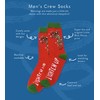 Little Blue House by Hatley Men's Crew Socks, Lighten Up