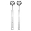 sourcing map 2pcs Single Measuring Spoon 1tsp (1/3tbsp, 5ml) Teaspoon/Tablespoon