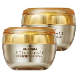 Tony Moly Intense Care Gold 24K Snail Cream, 45ml, 2 pcs / 토니모리 인텐스케어 골드 24K 스네일 크림, 45ml, 2개
