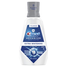 Crest ProHealth Advanced Alcohol Free Mouthwash with Extra Whitening, Energizing Mint Flavor 32 fl oz