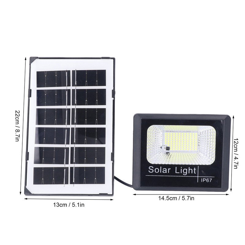 100LED Outdoor Solar Flood Light IP67 Waterproof Solar Wall Lamp