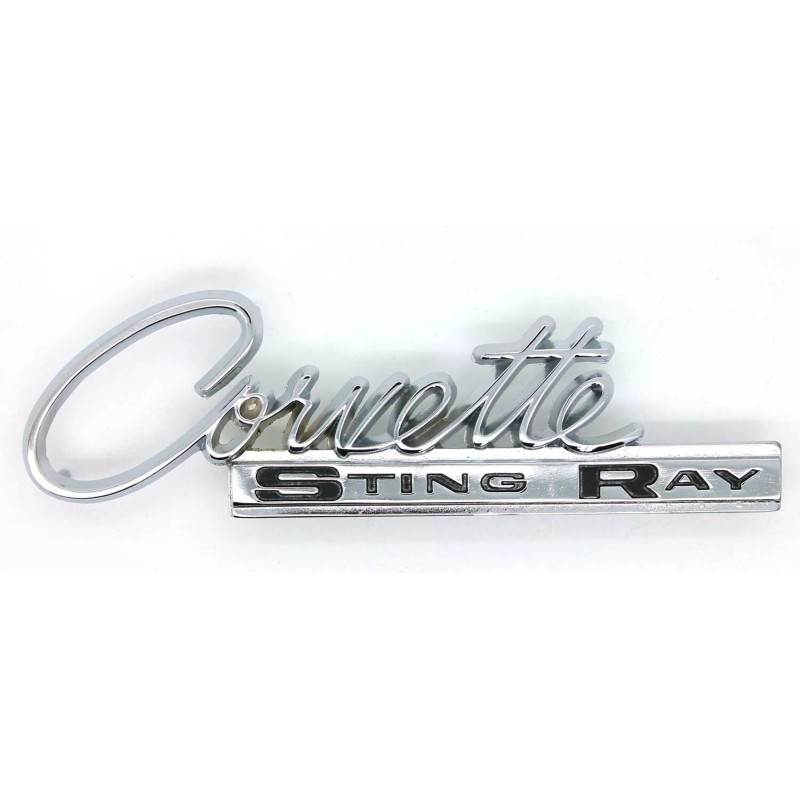 BBRP NEW Corvette Sting Ray Glove Box Door Emblem Script